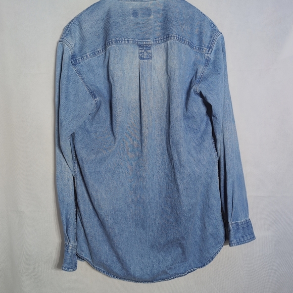 Fieldmaster Sz L Sturgis 2001 Denim Blue Men's Shirt Vintage - Picture 4 of 7